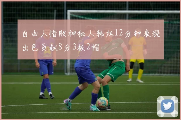 自由人惜败神秘人韩旭12分钟表现出色贡献8分3板2帽